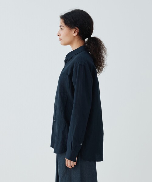 【GALERIE VIE】リネン レギュラーカラーシャツ GALERIE VIE ブラウス シャツ リネン レギュラーカラーシャツ