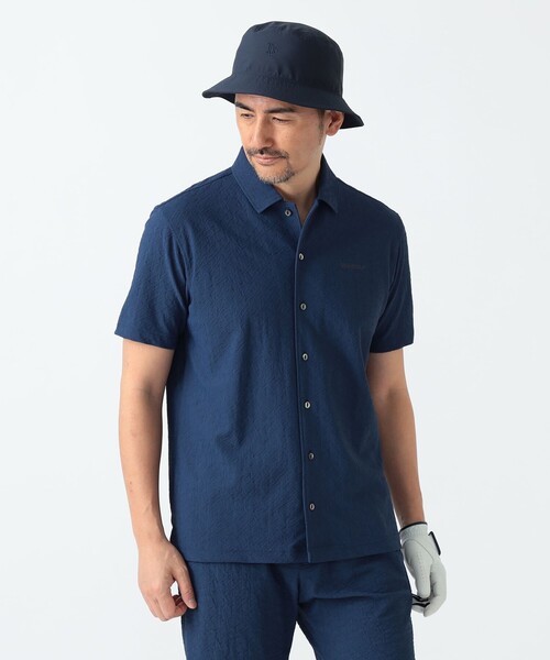 【未使用】BEAMS GOLF クレリックオープンカラーシャツ BEAMS GOLF（ビームスゴルフ）の「BEAMS GOLF ORANGE LABEL