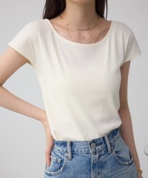 AZUL by moussy | C/Tフレンチスリーブカットトップス(Tシャツ/カットソー)