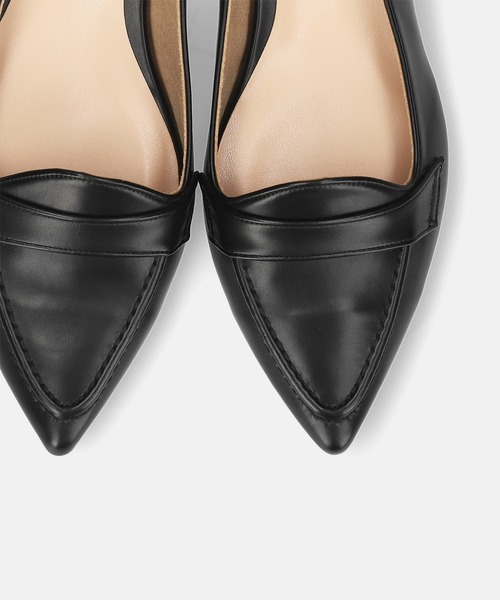 【ZOZOTOWN限定アイテム】ローファーデザイン フラットシューズ