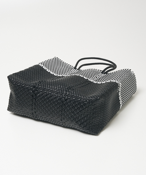 Moon Bird（ムーンバード）の「【MOON BIRD/ムーンバード】【別注】 バイカラーメルカドバッグ（かごバッグ・レディース・シルバー/ブラック系その他・フリー）」の12枚目の写真