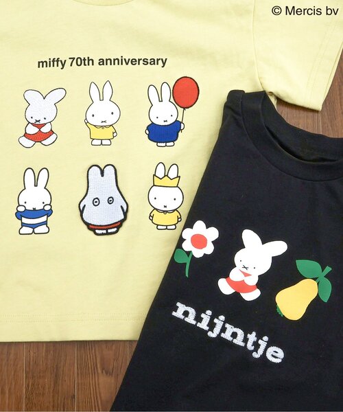 miffy 70th】DOUBLE NAME birthday cake BIG TEE/ミッフィー