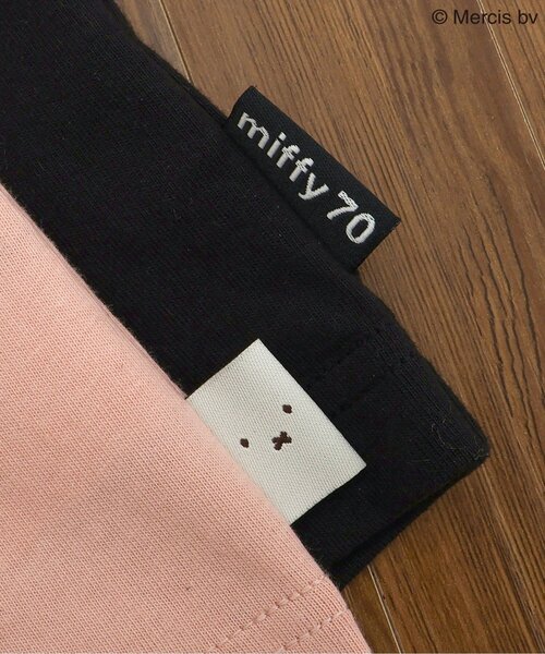 Miffy（ ミッフィー）の「【miffy 70周年】バリエーションTシャツ（Tシャツ/カットソー・キッズ・イエロー/サーモンピンク/ブラック/アイボリー・80/90/100/110/120/130/140）」の8枚目の写真