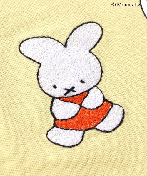 Miffy（ ミッフィー）の「【miffy 70周年】バリエーションTシャツ（Tシャツ/カットソー・キッズ・イエロー/サーモンピンク/ブラック/アイボリー・80/90/100/110/120/130/140）」の13枚目の写真