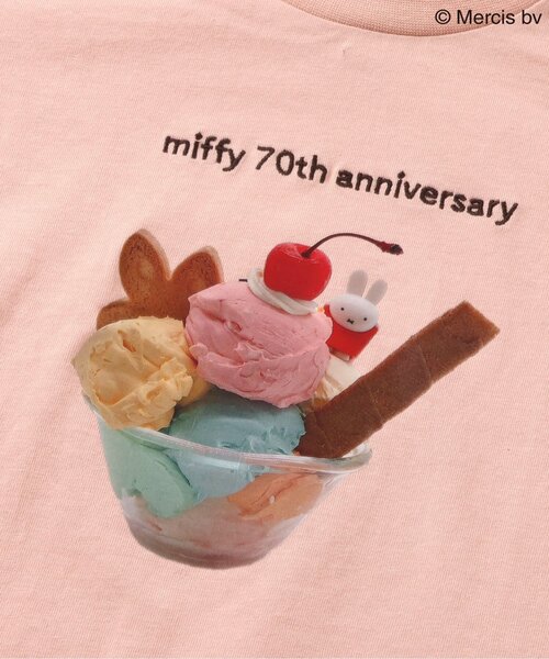 Miffy（ ミッフィー）の「【miffy 70周年】バリエーションTシャツ（Tシャツ/カットソー・キッズ・イエロー/サーモンピンク/ブラック/アイボリー・80/90/100/110/120/130/140）」の22枚目の写真