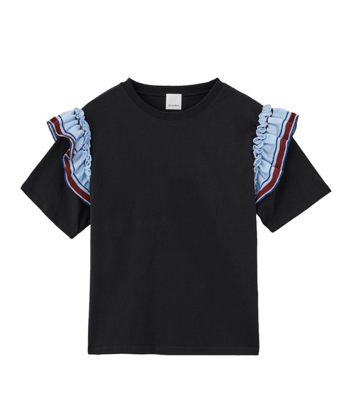 セール】【WEB・一部店舗限定】FRILL SLEEVE TOP（Tシャツ