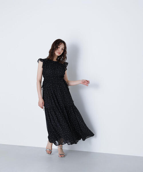 NATURAL BEAUTY BASIC（ナチュラルビューティーベーシック）の「◇楊柳サイドリボンワンピース（ワンピース・レディース・ブラック系その他/チャコールグレー/ダークブラウン/ピンク・SMALL/MEDIUM/P/S）」の10枚目の写真