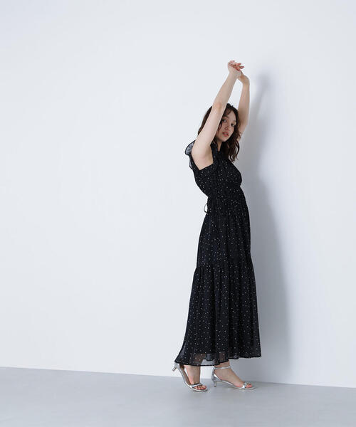 NATURAL BEAUTY BASIC（ナチュラルビューティーベーシック）の「◇楊柳サイドリボンワンピース（ワンピース・レディース・ブラック系その他/チャコールグレー/ダークブラウン/ピンク・SMALL/MEDIUM/P/S）」の12枚目の写真