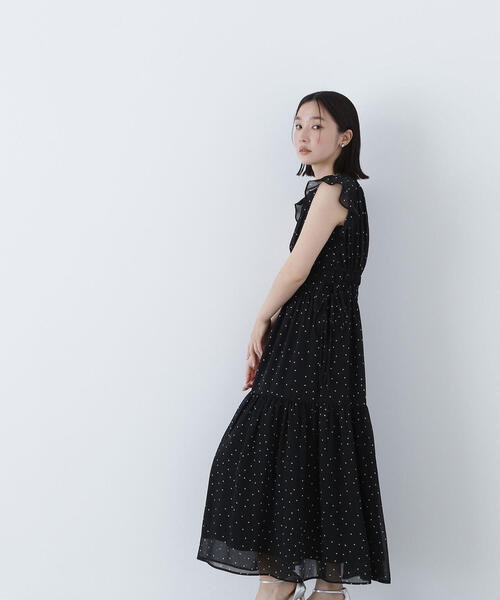 NATURAL BEAUTY BASIC（ナチュラルビューティーベーシック）の「◇楊柳サイドリボンワンピース（ワンピース・レディース・ブラック系その他/チャコールグレー/ダークブラウン/ピンク・SMALL/MEDIUM/P/S）」の16枚目の写真