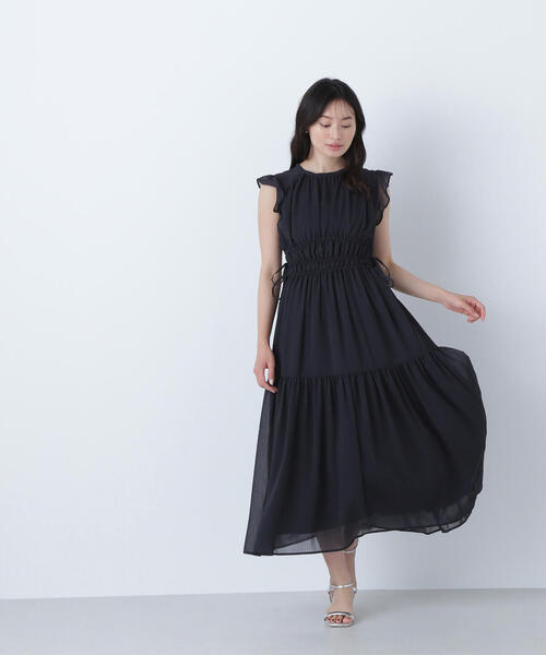 NATURAL BEAUTY BASIC（ナチュラルビューティーベーシック）の「◇楊柳サイドリボンワンピース（ワンピース・レディース・ブラック系その他/チャコールグレー/ダークブラウン/ピンク・SMALL/MEDIUM/P/S）」の19枚目の写真