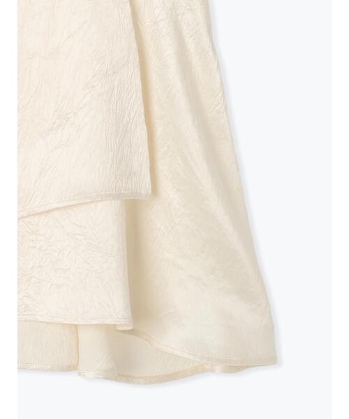 Te chichi CLASSIC（テチチクラシック）の「【JAPAN FABRIC】リンクルアセテートサテンペプラムブラウス《2025summer catalog item》（シャツ/ブラウス・レディース・オフホワイト・F）」の18枚目の写真