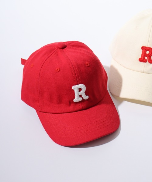 Ree&Mee キッズ キャップ R刺繍 CAP 子供 帽子（キャップ