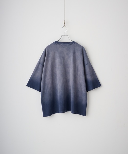 cussil/クシル】フェードグラデーションガーメントダイ半袖T