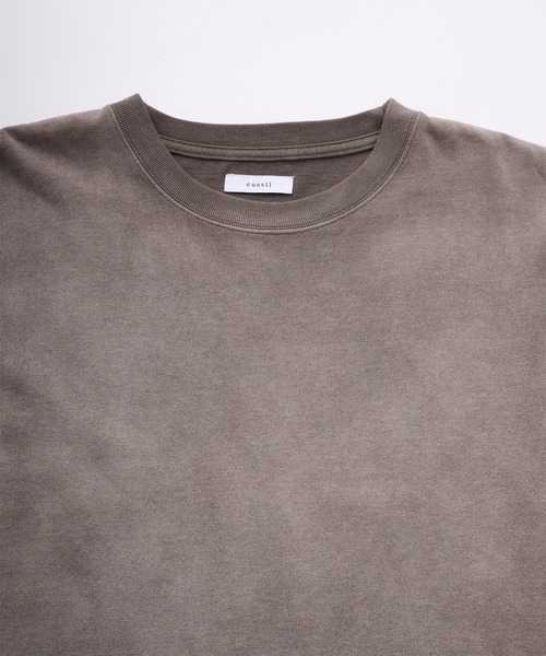 cussil（クシル）の「【cussil/クシル】フェードグラデーションガーメントダイ半袖Tシャツ（Tシャツ/カットソー・メンズ・ブラック系/ブルー系/ブラウン系/ワイン系/グレー系・S/M/L/XS）」の6枚目の写真