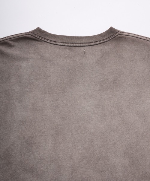 cussil（クシル）の「【cussil/クシル】フェードグラデーションガーメントダイ半袖Tシャツ（Tシャツ/カットソー・メンズ・ブラック系/ブルー系/ブラウン系/ワイン系/グレー系・S/M/L/XS）」の7枚目の写真