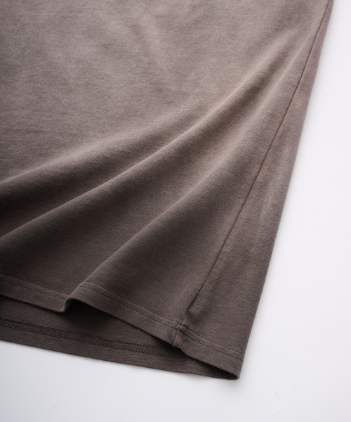 cussil（クシル）の「【cussil/クシル】フェードグラデーションガーメントダイ半袖Tシャツ（Tシャツ/カットソー・メンズ・ブラック系/ブルー系/ブラウン系/ワイン系/グレー系・S/M/L/XS）」の9枚目の写真