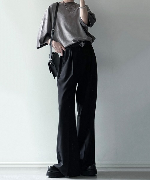 cussil（クシル）の「【cussil/クシル】フェードグラデーションガーメントダイ半袖Tシャツ（Tシャツ/カットソー・メンズ・ブラック系/ブルー系/ブラウン系/ワイン系/グレー系・S/M/L/XS）」の15枚目の写真