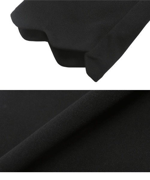 KOBE LETTUCE(コウベレタス)の「スカラップヘムカットジョーゼットパンツ(その他パンツ・レディース・ブラック/ブラック系その他・L/M)」の11枚目の写真