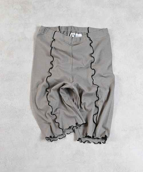 MARKEY'S（マーキーズ）の「無地メローバイカーパンツ/おとな（その他パンツ・レディース・グリーン/ライトグリーン/オレンジ/グレー/オフホワイト/ブラック・160cm）」の7枚目の写真