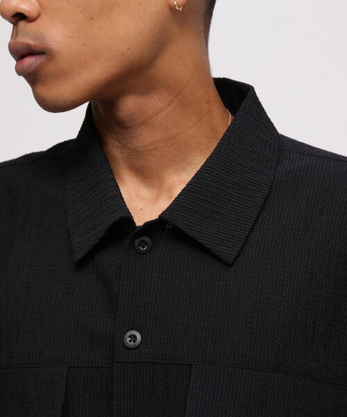 AVIREX(アヴィレックス)の「《直営店限定》3D DOT SHIRT / 半袖シャツ / AVIREX / アヴィレックス(シャツ/ブラウス・メンズ・ブラック・L/M/XL)」の7枚目の写真