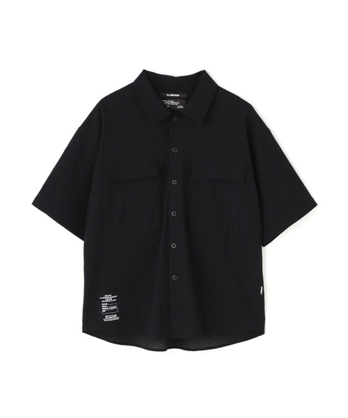 ブラック 半袖シャツ 直営店限定》3D DOT SHIRT / 半袖シャツ / AVIREX