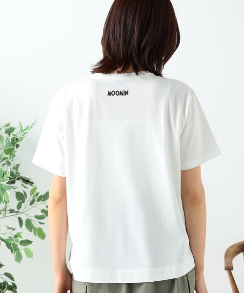 GALLORIA(ギャローリア)の「ムーミン プリントTシャツ(Tシャツ/カットソー・レディース・ホワイト系その他/ネイビー/オフホワイト/チャコールグレー・S/M/L/LL)」の5枚目の写真