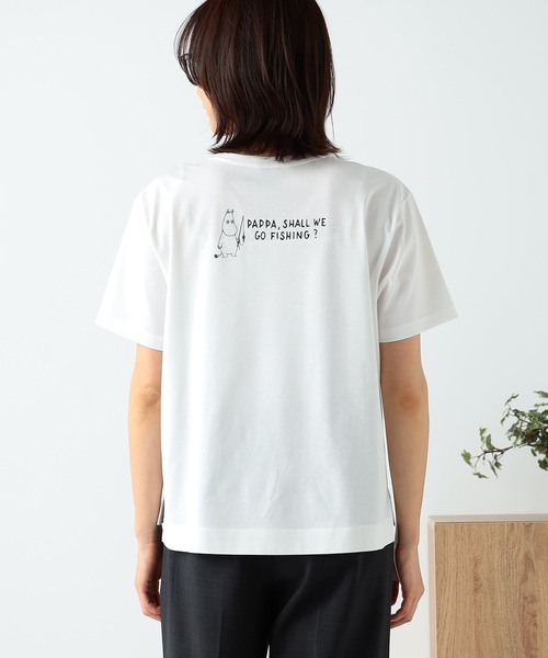 GALLORIA(ギャローリア)の「ムーミン プリントTシャツ(Tシャツ/カットソー・レディース・ホワイト系その他/ネイビー/オフホワイト/チャコールグレー・S/M/L/LL)」の10枚目の写真