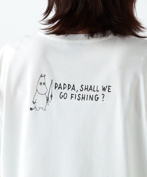 GALLORIA(ギャローリア)の「ムーミン プリントTシャツ(Tシャツ/カットソー・レディース・ホワイト系その他/ネイビー/オフホワイト/チャコールグレー・S/M/L/LL)」の11枚目の写真