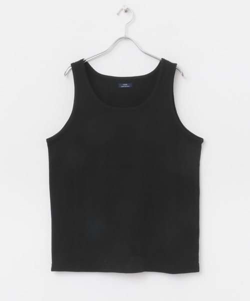 ITEMS URBANRESEARCH(アイテムズ アーバンリサーチ)の「クールタッチテレコタンクトップ(タンクトップ・メンズ・アイボリー/ブラック/グレー・MEDIUM/LARGE)」の5枚目の写真