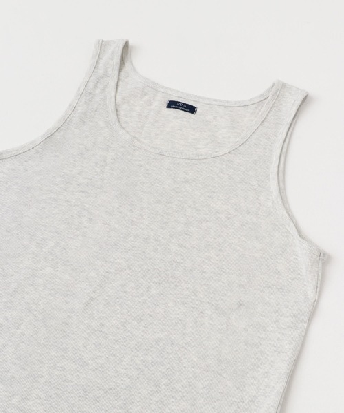ITEMS URBANRESEARCH(アイテムズ アーバンリサーチ)の「クールタッチテレコタンクトップ(タンクトップ・メンズ・アイボリー/ブラック/グレー・MEDIUM/LARGE)」の7枚目の写真