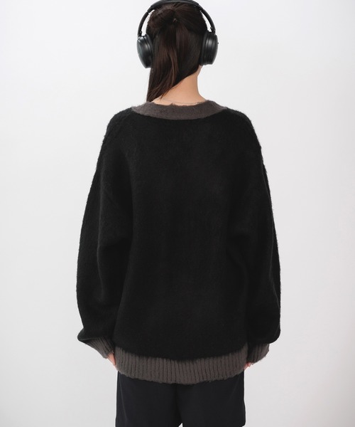 セール】FREE MAX Mohair Like Knit Cardigan モヘアライクニット