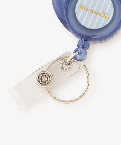 Afternoon Tea（アフタヌーンティー）の「ストライプリール付きカラビナ（ステーショナリー・レディース・ブルー/ピンク・ONE SIZE）」の5枚目の写真