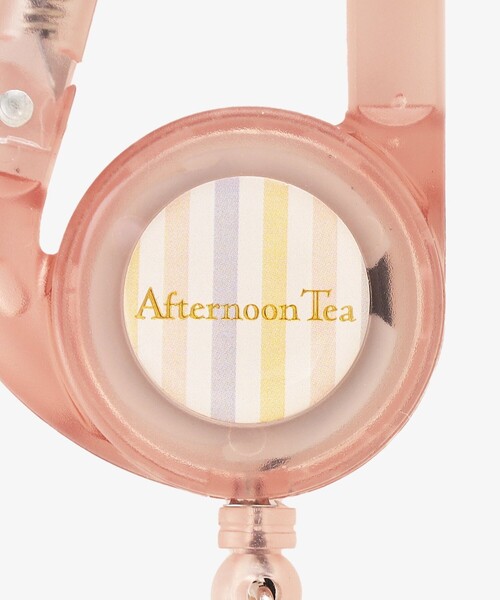Afternoon Tea（アフタヌーンティー）の「ストライプリール付きカラビナ（ステーショナリー・レディース・ブルー/ピンク・ONE SIZE）」の8枚目の写真