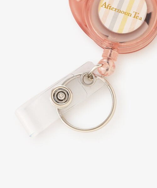 Afternoon Tea（アフタヌーンティー）の「ストライプリール付きカラビナ（ステーショナリー・レディース・ブルー/ピンク・ONE SIZE）」の9枚目の写真