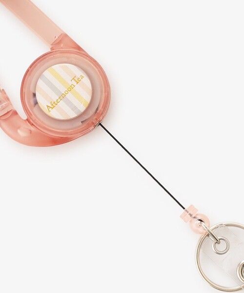 Afternoon Tea（アフタヌーンティー）の「ストライプリール付きカラビナ（ステーショナリー・レディース・ブルー/ピンク・ONE SIZE）」の10枚目の写真