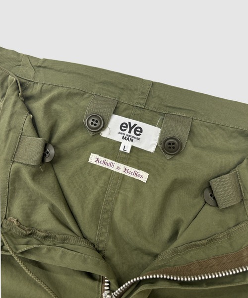 【heyheyhey】Rebuild by Needles パンツ NEEDLES」W-NAME REBUILD MILITALLY PANTS KHAKI（その他パンツ