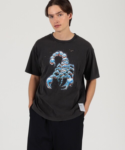 【SATISFY】MothTech スコーピン サソリ ダメージTシャツ 関送込 SATISFY MothTech T-Shirt(Tシャツ/カットソー)|TOMORROWLAND