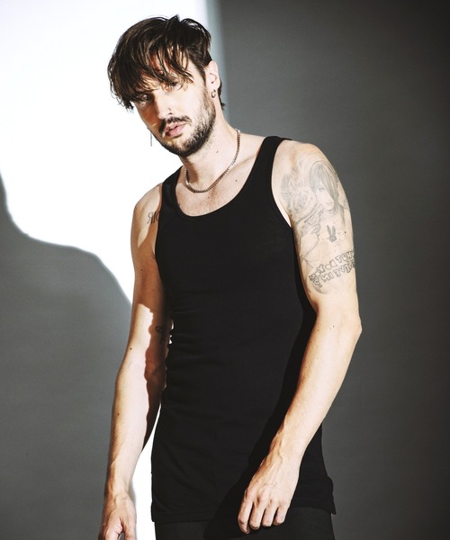 NO ID.（ノーアイディ）の「【NO ID.】Side Slit Long Tank Top / サイド スリット ロング タンク トップ（タンクトップ・メンズ・ブラック/グレー/ホワイト・2/1）」の12枚目の写真