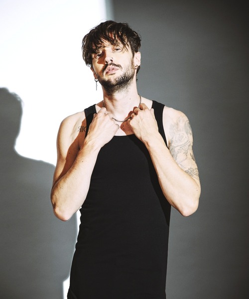 NO ID.（ノーアイディ）の「【NO ID.】Side Slit Long Tank Top / サイド スリット ロング タンク トップ（タンクトップ・メンズ・ブラック/グレー/ホワイト・2/1）」の13枚目の写真