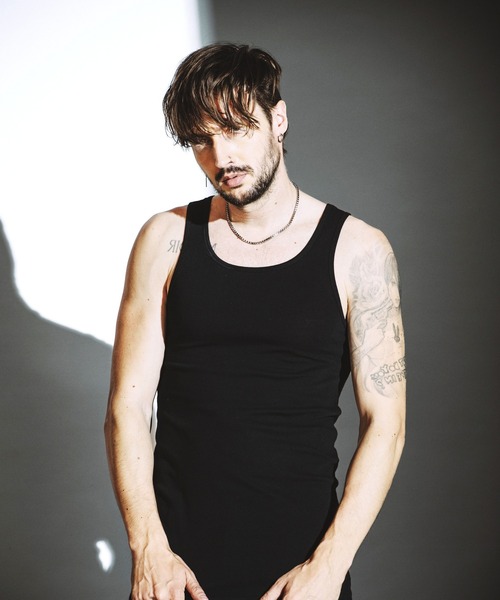 NO ID.（ノーアイディ）の「【NO ID.】Side Slit Long Tank Top / サイド スリット ロング タンク トップ（タンクトップ・メンズ・ブラック/グレー/ホワイト・2/1）」の15枚目の写真