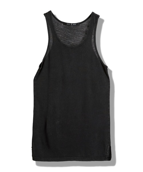 NO ID.（ノーアイディ）の「【NO ID.】Side Slit Long Tank Top / サイド スリット ロング タンク トップ（タンクトップ・メンズ・ブラック/グレー/ホワイト・2/1）」の18枚目の写真