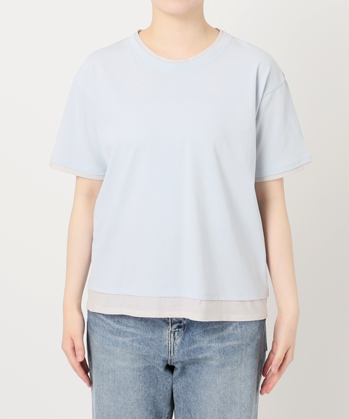 フレームワーク レイヤードライクカットソー グレー 楽天市場】【SALE／30%OFF】レイヤードライクT-SHIRT FRAMeWORK