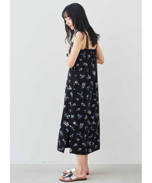 高山都コラボ　TAD ロングワンピース 美品✳︎TADO インド綿ワンピース 高山都さん ロングワンピース