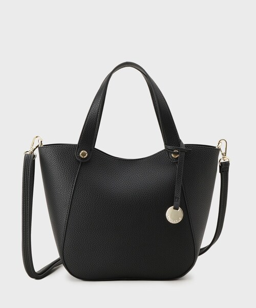 OPAQUE.CLIP(オペークドットクリップ)の「【軽量/2WAY】コインカシメシュリンクミドルトートバッグ(トートバッグ・レディース・ボルドー/ブラック/ブラウン系・00)」の17枚目の写真