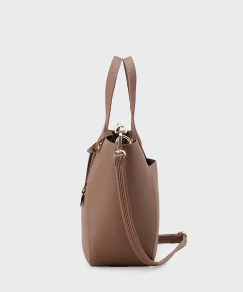 OPAQUE.CLIP(オペークドットクリップ)の「【軽量/2WAY】コインカシメシュリンクミドルトートバッグ(トートバッグ・レディース・ボルドー/ブラック/ブラウン系・00)」の14枚目の写真