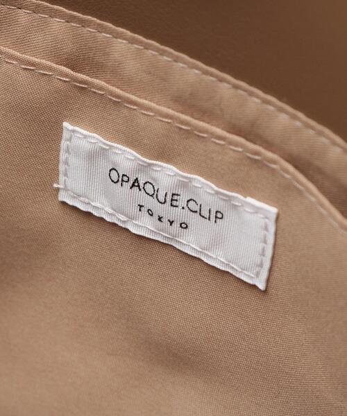 OPAQUE.CLIP(オペークドットクリップ)の「【軽量/2WAY】コインカシメシュリンクミドルトートバッグ(トートバッグ・レディース・ボルドー/ブラック/ブラウン系・00)」の7枚目の写真