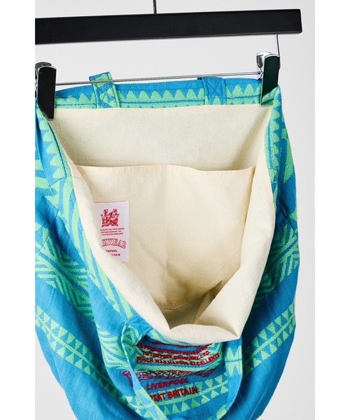 ottilie（オティーリエ）の「【 PEXWEAR / ペックスウェアー 】JQ ROUND BOTTOM TOTE / ジャガードラウンドボトムトート（トートバッグ・レディース・オレンジ/ライトブルー/レッド・FREE）」の10枚目の写真