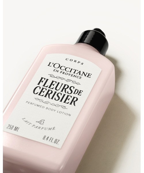 L'OCCITANE（ロクシタン）の「フルールドスリジエサクラ[チェリーブロッサム] パフュームド ボディミルク 250mL（ボディケア/ボディクリーム・レディース・その他・FREE）」の9枚目の写真