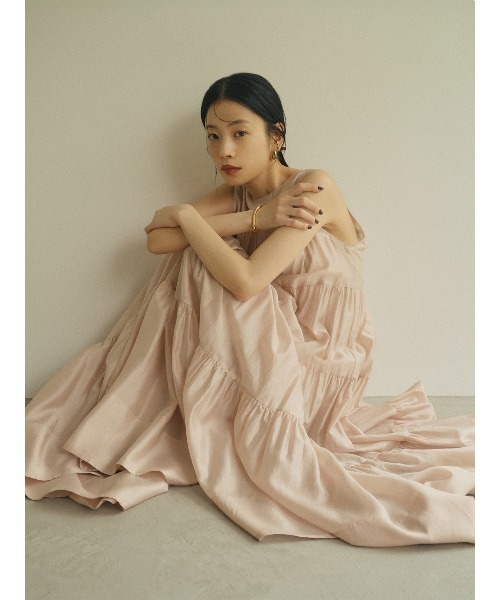 美品★anuans アニュアンス★イレギュラーティアードミニワンピース アニュアンス anuans イレギュラーティアードミニワンピース