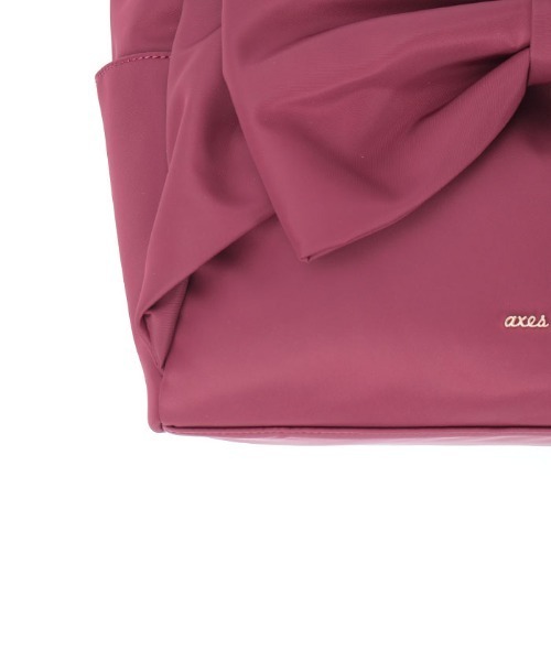 axes femme（アクシーズファム）の「リボン付撥水ナイロントート（トートバッグ・レディース・ワイン/ブラック/ネイビー・FREE）」の22枚目の写真